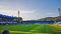Das Stadion beim zweiten Spiel nach der Wiedereröffnung zwischen dem FC Nitra und Spartak Trnava (0:0) am 18. August 2018