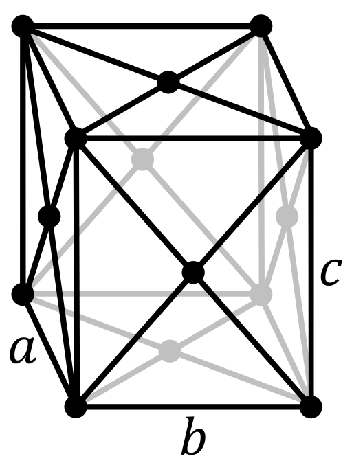 Orthorhombic, face-centered