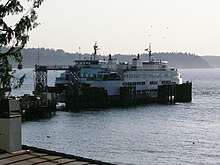 Details about  / BEAUTIFUL VINTAGE LARGE SIZE POST CARD WA STATE FERRY @ FAUNTLEROY SEATTLE WA