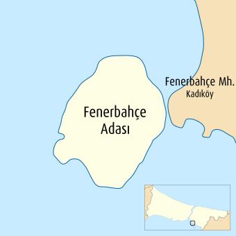 Fenerbahçe Adası location.svg