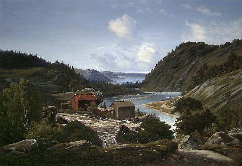 File:Ferdinand Gjøs - Landscape with a Sawmill - NG.M.04362 - National Museum of Art, Architecture and Design.jpg