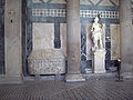 sarcophagus and statue of John the Baptist