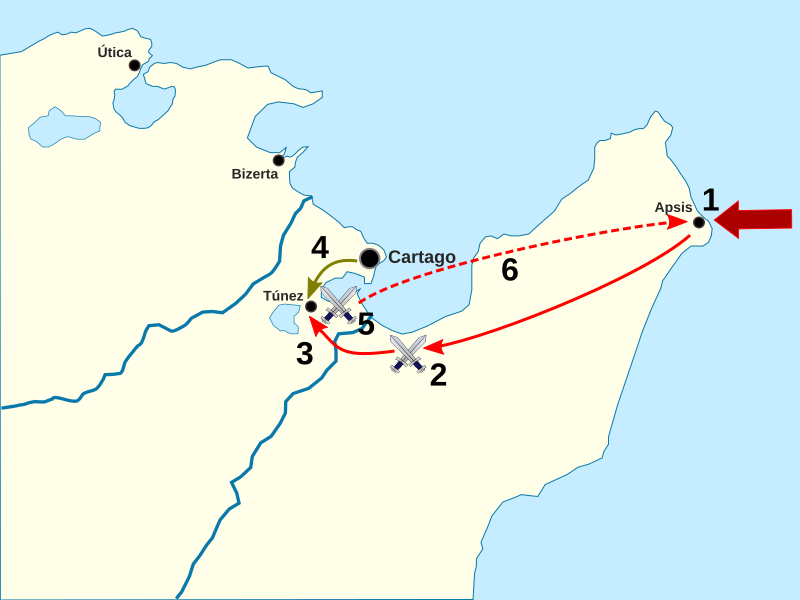 File:First Punic War Africa 256-255BC.svg