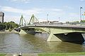 Flößerbrücke in Ffm vom Sachsenhäuser Ufer aus