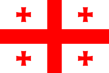 The Flag of Georgia also features the Saint George's Cross. It dates back to the banner of Medieval Georgia in the 5th century.