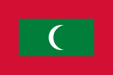 vlag van de Maldiven