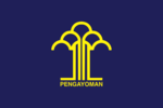 Indonesian tasavallan oikeus- ja ihmisoikeusministeriön lippu.png