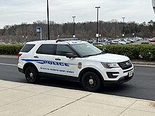 A Ford Police Interceptor Utility of the MWAA at the Steven F. Udvar-Hazy Center in Chantilly, Virginia Ford Police Interceptor Utility of the Metropolitan Washington Airports Authority at the Steven F. Udvar-Hazy Center, 10 February 2024.jpg