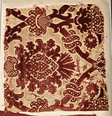 Fragment; 16th century; silk and metal thread; 33.7 x 34.3 cm; Metropolitan Museum of Art