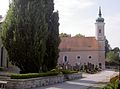 Catholic side church of the Holy Cross