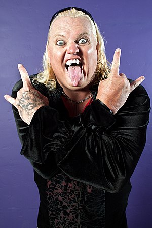 Photography of professionnal wrester and pro wrestler commentator David Heath (a.k.a Gangrel) took in 2010 during a photoshoot.