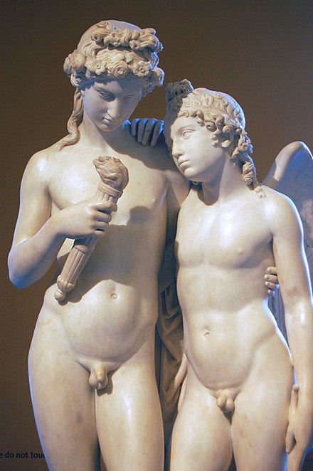Cupid Rekindling the Torch of Hymen by George Rennie