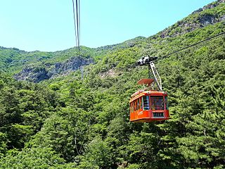Geumosan (North Gyeongsang) Mountain in South Korea