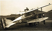 Un Gamecock Mk I in servizio con la Royal Air Force.