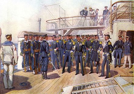 Navy uniforms in the 1890s