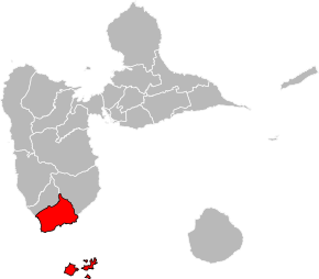 Poziția localității Cantonul Trois-Rivières