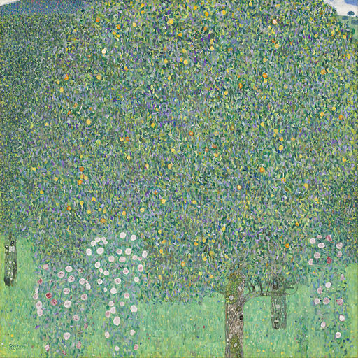  Gustav Klimt - Rosebushes under the Trees - Гугъл Art Project 