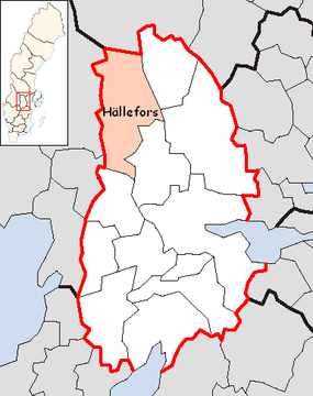 Hällefors Municipality in Örebro County.png