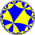 Uniform tiling of hyperbolic plane, 4x4o4o Generated by Python code at User:Tamfang/programs