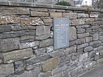 Plaque to the Caithness crew of HMS Jervis Bay, at Wick HMS Jervis Bay Plaque.jpg