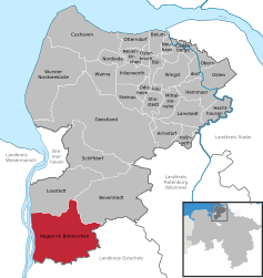 Hagen im Bremischen – Mappa