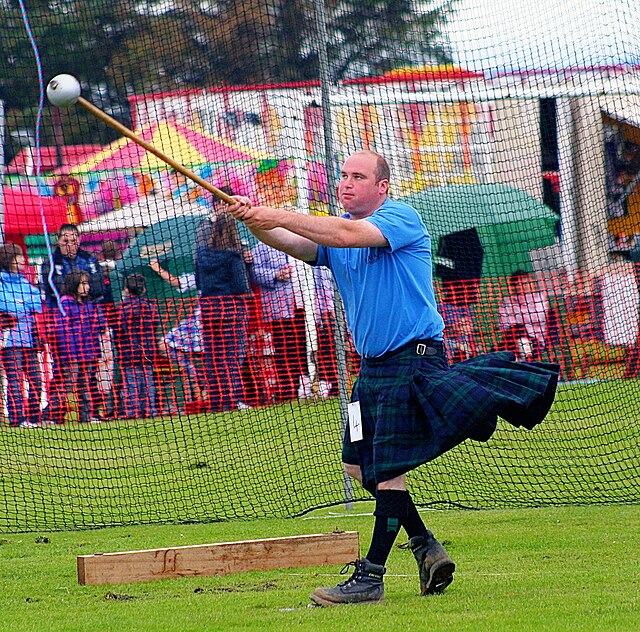 The traditional Highland games version of the event