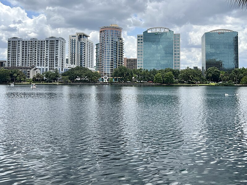 File:High-rises in Orlando, Florida from Lake Eola (May 2023).jpg