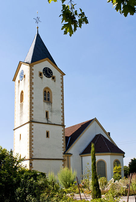 Hirschberg Leutershausen Evangelische Kirche 20100720