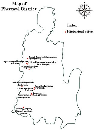 <span class="mw-page-title-main">Hmar Ethnic Cultural Sites</span> Location in Pherzawl district in India