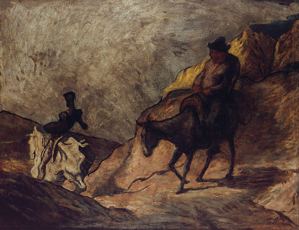 File Honore Daumier Don Quichotte Et Sancho Pansa Google Art Project Jpg Wikimedia Commons