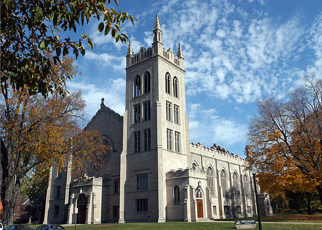 The Dimnent Chapel at Hope College in Holland, Michigan