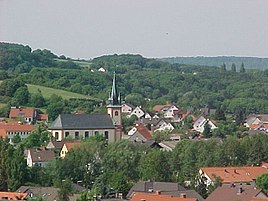 View of the center of Hosenfeld