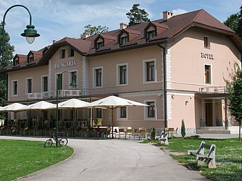 Hotel Hungaria v lázeňském parku