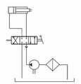 ekvivalenta skemo de hidraŭlika cirkvito