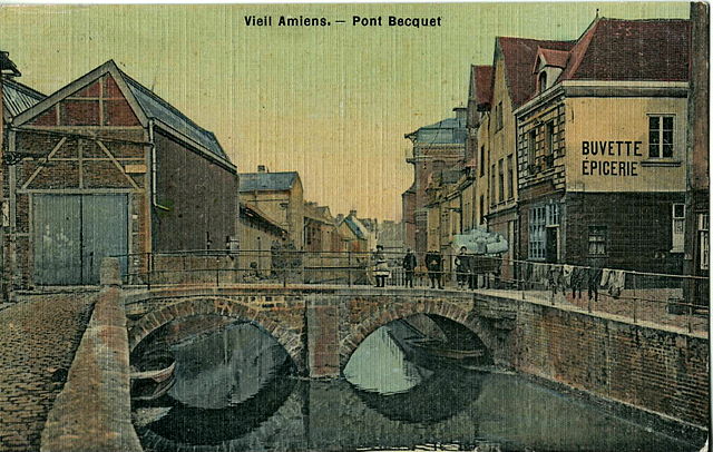 The Becquet Bridge, at the start of the 20th century