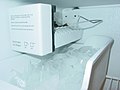 Built in icemaker in a freezer