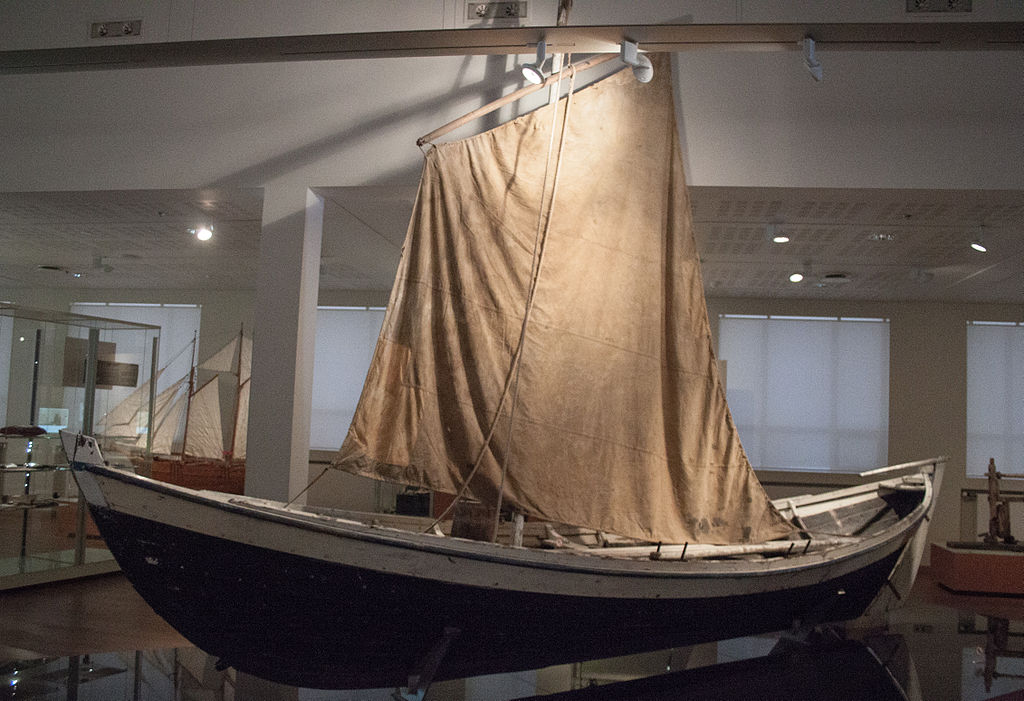 Icelandic fishing boat from end of the 19th century