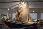 19. század végi halászcsónak az Izlandi Nemzeti Múzeumban