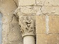 Español: Capitel de ventana del ábside, iglesia de Santiago, Turégano, Segovia.