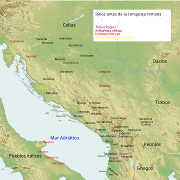 File:Illyrian Tribes (Español).svg