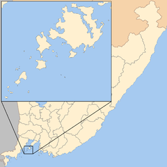 souostroví na mapě Přímořského kraje