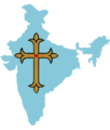 India image with Golden cross on it.png