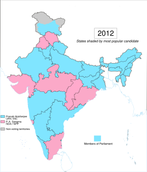 Indian presidential election, 2012.svg