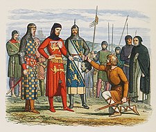 Inspection of Gaveston's head by the earls of Lancaster, Hereford, and Arundel.jpg