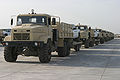 Iraqi Army KrAZ-6322 trucks