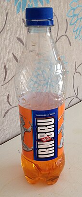 500 ml bottle of Irn-Bru