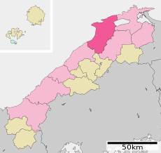 Izumo in Shimane Prefecture Ja.svg