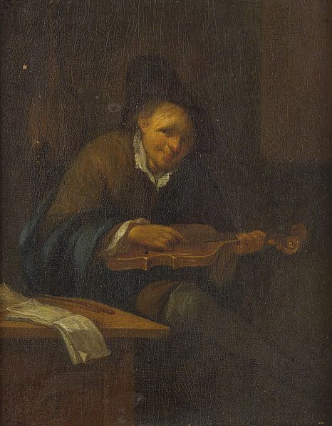 File:Jacob Toorenvliet Man playing a violin 1673.jpg
