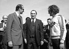 Jacques Chirac, André Bord et Gilbert Gress