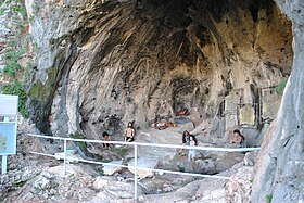 A Nahal Me'arot barlangjai című cikk szemléltető képe